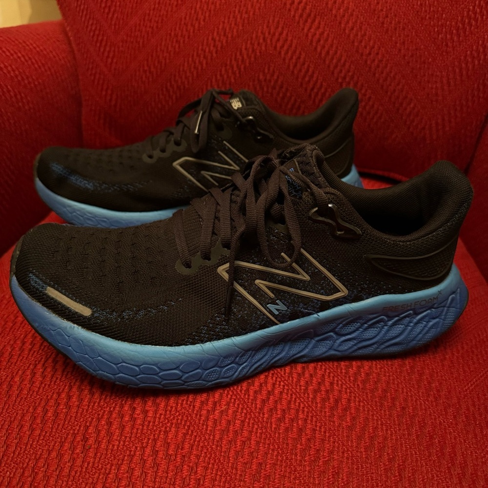 New Balance Fresh Foam 1080 Black and Cobalt